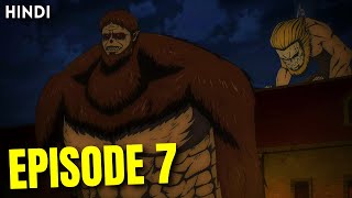 Attack on Titan Season 4 Episode 7 Explained In Hindi  AOT S4 [upl. by Ayeki138]