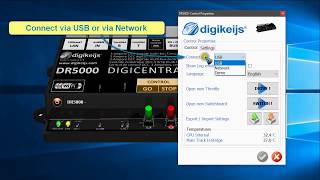 Digikeijs DR5000 02 Control Properties and Settings [upl. by Cristin]