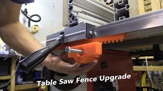 New Table Saw Fence  Fine Adjustment Test [upl. by Colan]