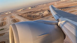 ANA Boeing 777300ER Powerful Evening Takeoff from Chicago ORD [upl. by Noizneb]