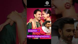 Deepveer 6th wedding anniversary 😨youtubeshort deepikapadukone ranveersingh anniversary shorts [upl. by Llerrehs]