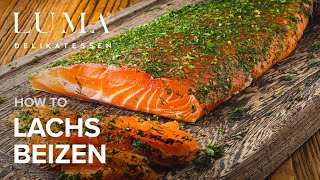 Lachs beizen  so gelingt dir dein perfekter Graved Lachs  HOW TO [upl. by Dag43]