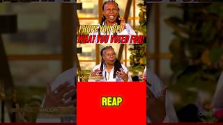 The View Whoopi “They will reap whatever benefits they are going to get” for their vote [upl. by Marilin]