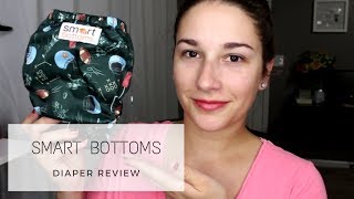 Smart Bottoms 31 Smart One AIO Organic Diaper Review [upl. by Gilboa]