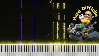 Mount Wario From Mario Kart 8  Piano Tutorial [upl. by Norby]