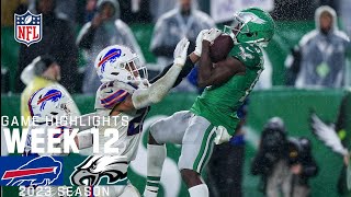 Buffalo Bills vs Philadelphia Eagles  2023 Week 12 Game Highlights [upl. by Aisanat]