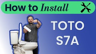 How to Install a Bidet TOTO Washlet S7A amp S7 [upl. by Lamraj329]