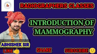 MAMMOGRAPHY INTRODUCTION 1 mammogram radiology radiographersclasses [upl. by Cynth]