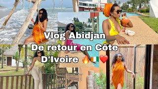 VLOG Abidjan Côte D’Ivoire de retour🇨🇮❤️MarsAvril 2022Grandbassam AssinieJacquevilleRestau [upl. by Henson]