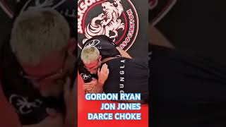 Gordon Ryan and Jon Jones Darce choke mma grappling ufc gordonryan jonjones bjj [upl. by Odelle]