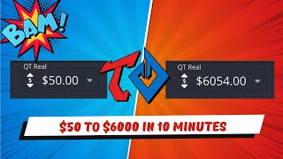 POCKETOPTION 1 MINUTE STRATEGY  50 TO 6000 IN 10 MINUTES [upl. by Rosecan848]