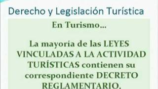 4  La Ley Conceptos y Características  Derecho y legislación Turísticas [upl. by Ateuqirne]