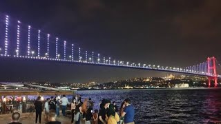 Beautiful Bosphorus Bridge view Turkey 🇹🇷  Tour 2024 türkiye travel 5k [upl. by Argella]