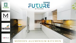 TODNO Aluminium Kitchen Pantry  ඇලුමීනියම් පැන්ට්රි කබඩ් [upl. by Richart649]