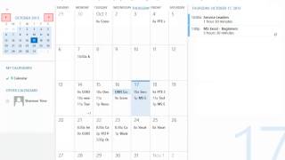 Office 365 Calendar  Views [upl. by Chaddy]