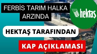 FERBİS HALKA ARZINDA HEKTAŞTAN AÇIKLAMA VAR [upl. by Filippo]