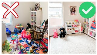 AFFORDABLE PLAYROOM MAKEOVER  EASY and AFFORDABLE CHILDRENS PLAYROOM  Myranda Achvan [upl. by Vacla]