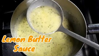 LEMON BUTTER SAUCE  TIPS TO PREVENT SPLIT  SAUCES RECIPE [upl. by Rosenkrantz]