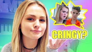 IVEY REACTS TO OLD CRINGY VIDEOS [upl. by Ahsia]