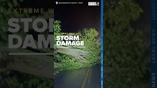 Storm damage from extreme weather in Tennessee [upl. by Calesta968]