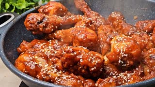 How to make delicious Korean Fried ChickenNilanis Kitchen [upl. by Solorac]