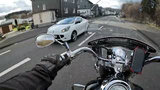 Prva voznja Siegen Yamaha Wild star 1600 🇩🇪 🇭🇷 4K [upl. by Analra]