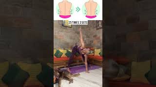 Reduce upper bodywaist line fat🔥 yoga stretching fitness waistshapers fatloss fit explore [upl. by Atniuqal]