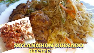 SOTANGHON GUISADO SA MANOK RECIPE [upl. by Godspeed377]