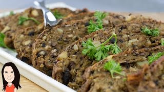 Black Bean amp Potato Seitan Roast  Vegan Meatloaf Alternative [upl. by Hgielanna104]