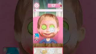 Masha and the Bear mashas hair salon mashaandthebear viralvideo trending kids english [upl. by Yelac]