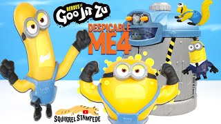 Despicable ME 4 Heroes of Goo Jit Zu Mega Minions Stretchy Figures Review [upl. by Nive780]