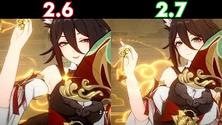 Tingyun NEW and OLD EN Voice Comparison [upl. by Rona]