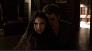 Stefan saves Elena from Damon who forcefed Elena  The vampire diaries Season 2 Episode 20 [upl. by Gulick26]