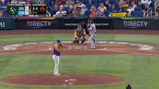 United States vs Venezuela Full Game 31823  2023 World Baseball Classic [upl. by Mackenzie]