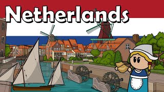 The Animated History of The Netherlands [upl. by Sirtimed309]