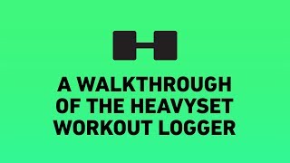 Workout logger walkthrough  HeavySet for iOS [upl. by Riordan]