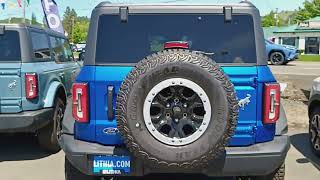 2023 Ford Bronco Badlands 27L V6  Velocity Blue Metallic [upl. by Acisey]