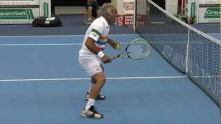 Mansour Bahrami Michael Stich Fabrice Santoro Henri Leconte Great Entertainment Metz France 2012 [upl. by Juta]