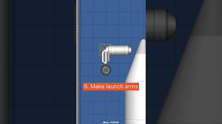 How To Build a Very Simple Launch Tower in SFS shorts spaceflightsimulator [upl. by Angadresma]