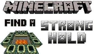 Find Strongholds  End Portal Easily Tutorial  Minecraft 100 [upl. by Ranna]