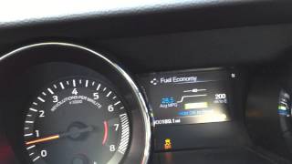 2015 EcoBoost Mustang real world fuel economy mpg [upl. by Aoket]