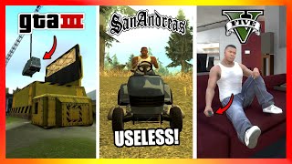 Most USELESS THING in Every GTA Game GTA 3 → GTA 5 [upl. by Allehcram878]