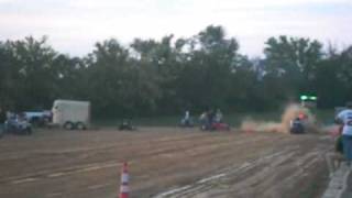 Hillbilly Rocket Motorcycle Tractor Pull [upl. by Enasus]