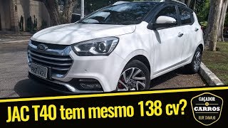 JAC T40 automático CVT  Caçador de Carros [upl. by Anitsirc558]