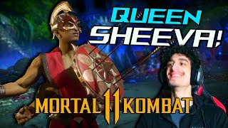 QUEEN SHEEVA COMBOS HITS HARD  Lvl 102  Mortal Kombat 11 Online Sheeva [upl. by Animas950]