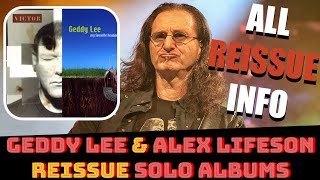 GEDDY LEE amp ALEX LIFESON RUSH Announce SOLO ALBUM REISSUES  EVERYTHING YOU NEED TO KNOW [upl. by Morris]