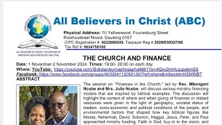 Church and Financial Part 2 [upl. by Loomis289]