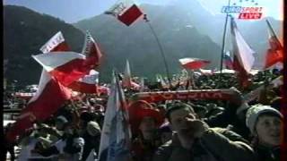 Adam Małysz vs Sven Hannawald  Planica 2003  1st competition  1st round amazing commentary [upl. by Weiman]