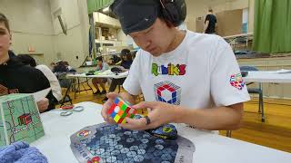 2572 Rubiks Cube Blindfolded PR [upl. by Fabri608]