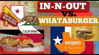 InNOut Vs Whataburger  FOOD CHALLENGE  Size Matters [upl. by Henriha]